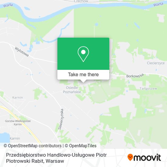 Przedsiębiorstwo Handlowo-Usługowe Piotr Piotrowski Rabit map