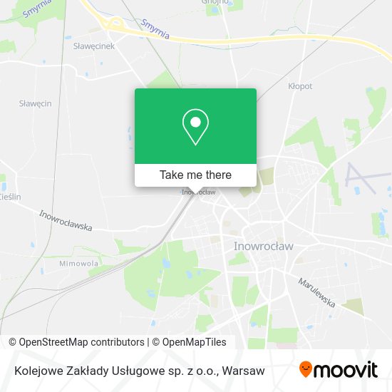 Kolejowe Zakłady Usługowe sp. z o.o. map