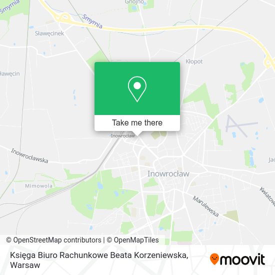 Księga Biuro Rachunkowe Beata Korzeniewska map