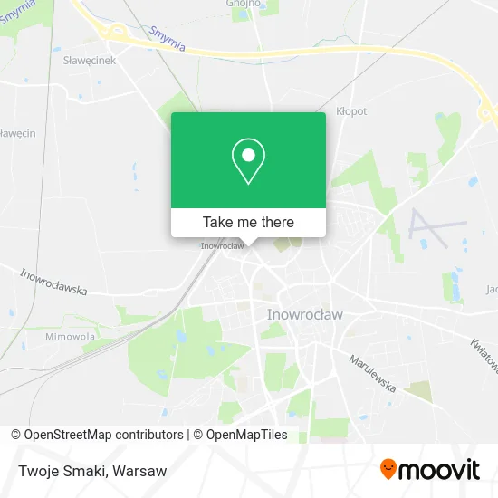 Карта Twoje Smaki