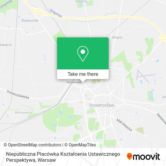 Niepubliczna Placówka Kształcenia Ustawicznego Perspektywa map