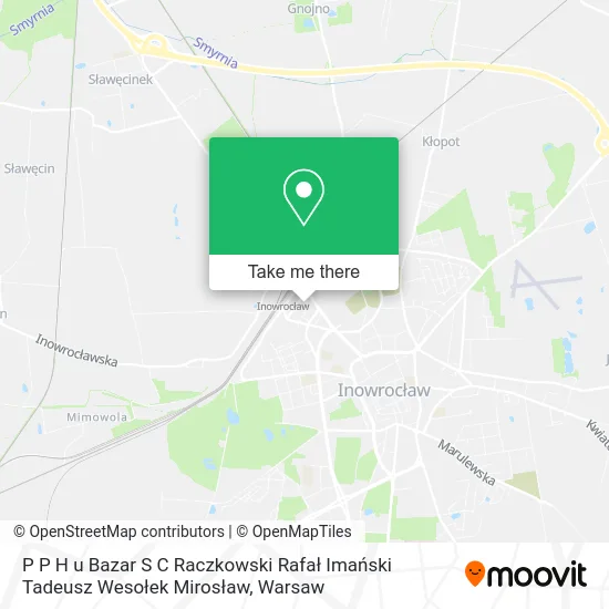 P P H u Bazar S C Raczkowski Rafał Imański Tadeusz Wesołek Mirosław map