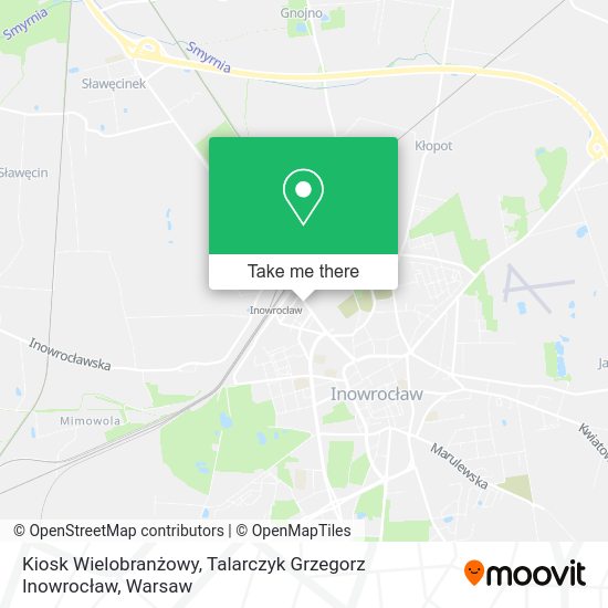 Kiosk Wielobranżowy, Talarczyk Grzegorz Inowrocław map