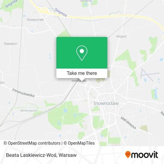 Beata Laskiewicz-Woś map