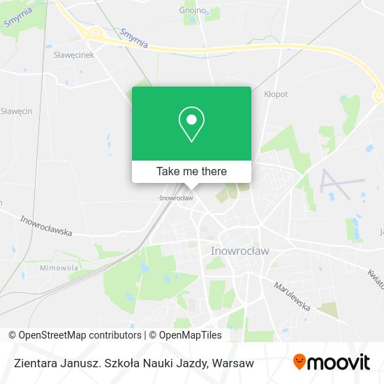 Zientara Janusz. Szkoła Nauki Jazdy map