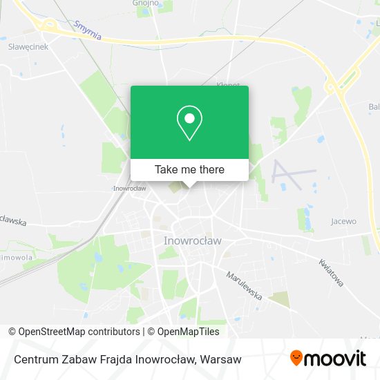 Centrum Zabaw Frajda Inowrocław map