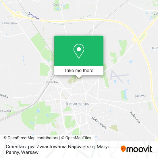 Cmentarz pw. Zwiastowania Najświętszej Maryi Panny map