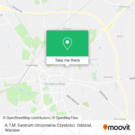 A.T.M. Centrum Utrzymania Czystości. Oddział map