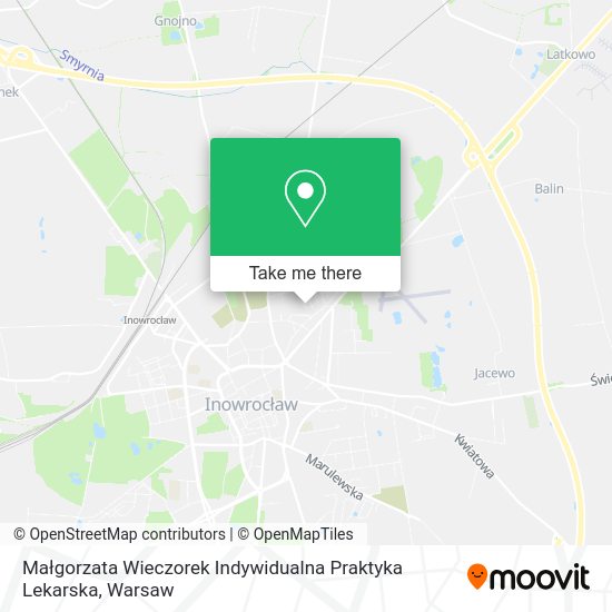 Małgorzata Wieczorek Indywidualna Praktyka Lekarska map