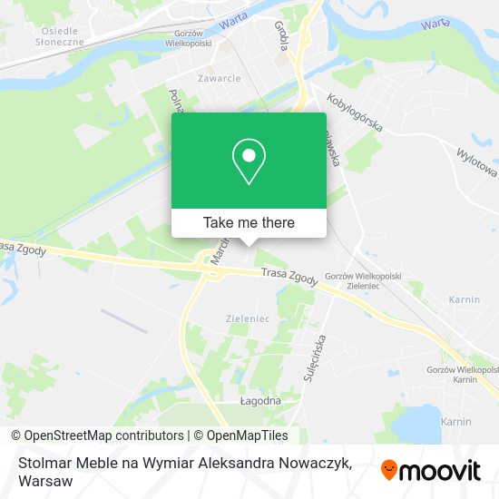 Stolmar Meble na Wymiar Aleksandra Nowaczyk map