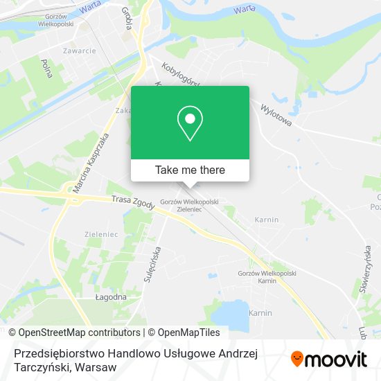 Przedsiębiorstwo Handlowo Usługowe Andrzej Tarczyński map