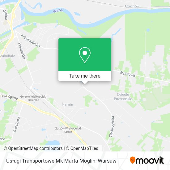 Usługi Transportowe Mk Marta Möglin map