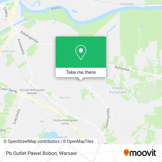 Карта Pb Outlet Pawel Bobon