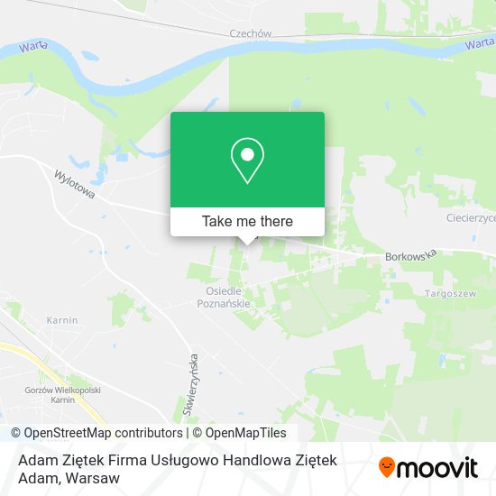 Adam Ziętek Firma Usługowo Handlowa Ziętek Adam map