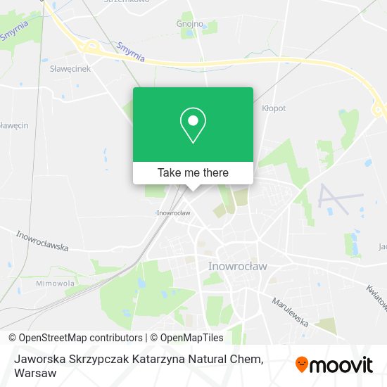 Jaworska Skrzypczak Katarzyna Natural Chem map