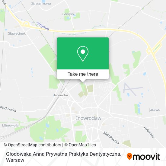 Głodowska Anna Prywatna Praktyka Dentystyczna map