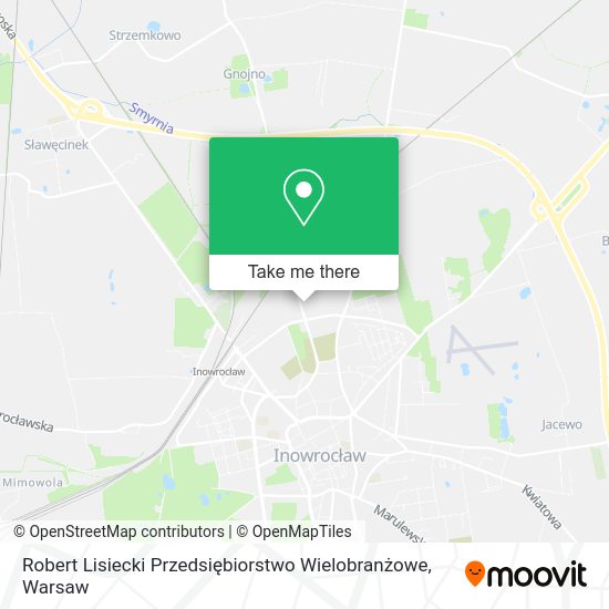 Robert Lisiecki Przedsiębiorstwo Wielobranżowe map