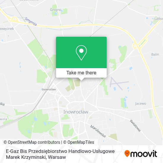 E-Gaz Bis Przedsiębiorstwo Handlowo-Usługowe Marek Krzyminski map