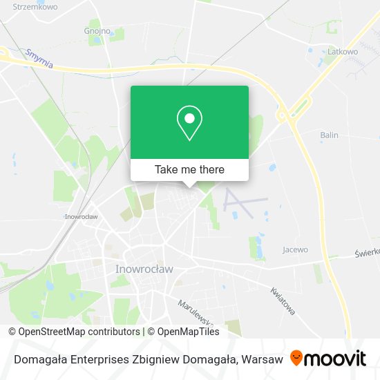 Domagała Enterprises Zbigniew Domagała map