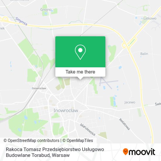 Rakoca Tomasz Przedsiębiorstwo Usługowo Budowlane Torabud map