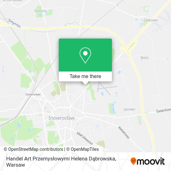 Handel Art Przemysłowymi Helena Dąbrowska map