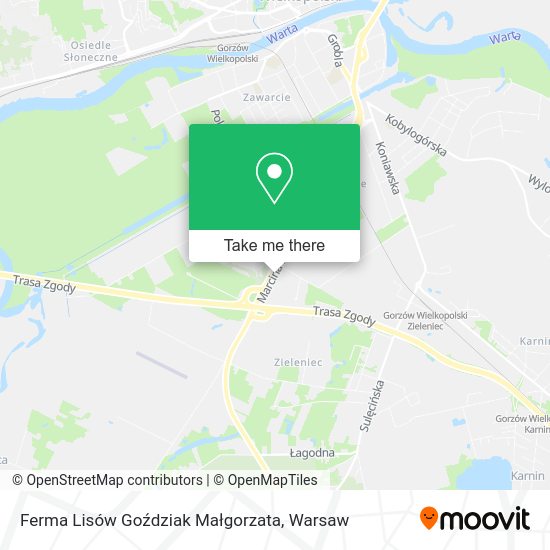 Ferma Lisów Goździak Małgorzata map