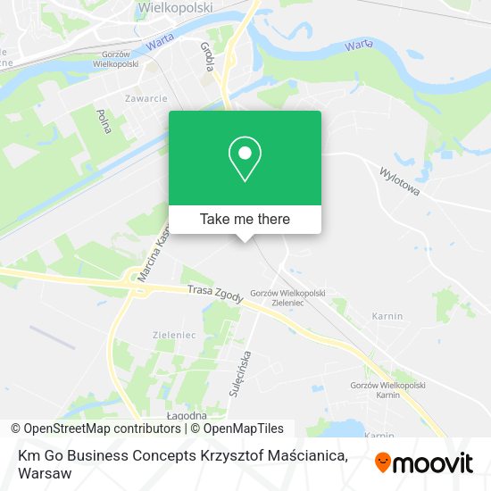 Km Go Business Concepts Krzysztof Maścianica map