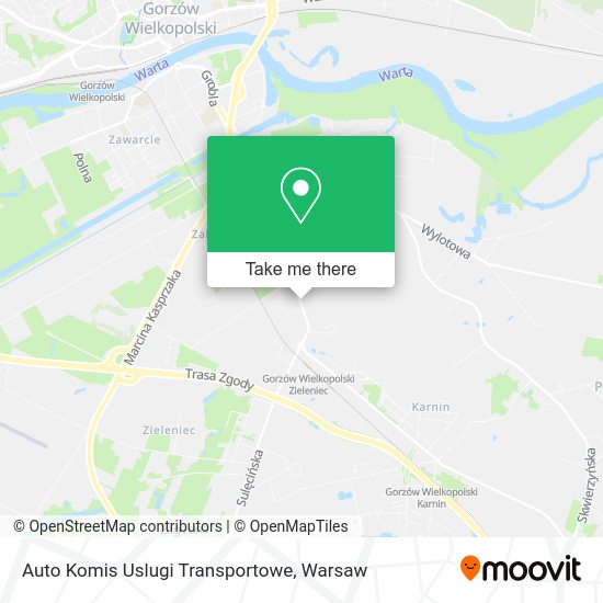 Auto Komis Uslugi Transportowe map