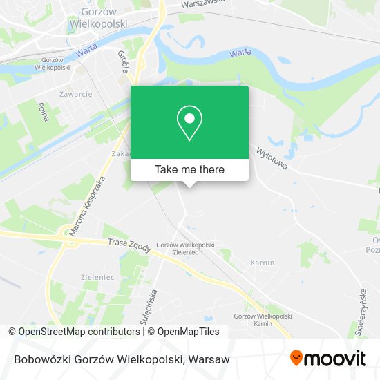 Карта Bobowózki Gorzów Wielkopolski