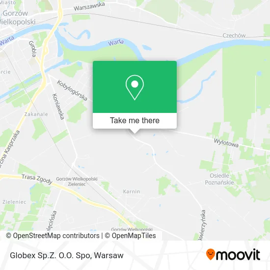 Карта Globex Sp.Z. O.O. Spo