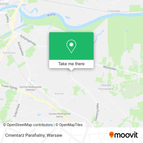 Cmentarz Parafialny map