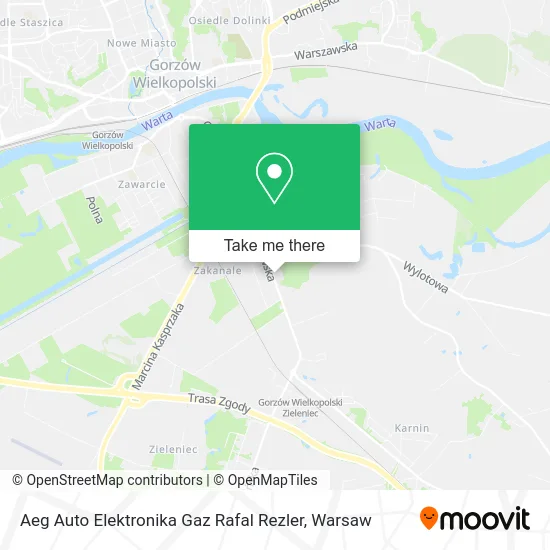Карта Aeg Auto Elektronika Gaz Rafal Rezler