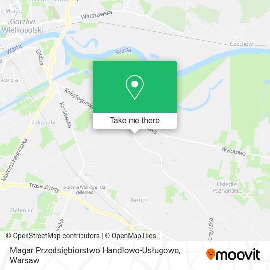 Magar Przedsiębiorstwo Handlowo-Usługowe map