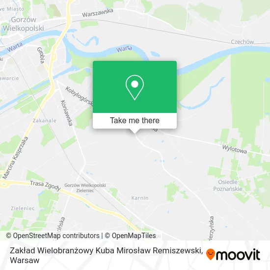 Zakład Wielobranżowy Kuba Mirosław Remiszewski map