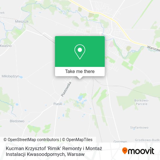 Kucman Krzysztof 'Rimik' Remonty i Montaż Instalacji Kwasoodpornych map