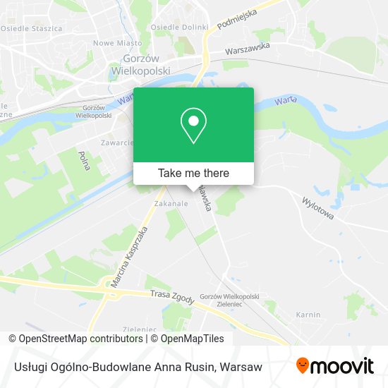 Usługi Ogólno-Budowlane Anna Rusin map