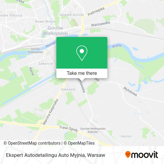 Ekspert Autodetailingu Auto Myjnia map