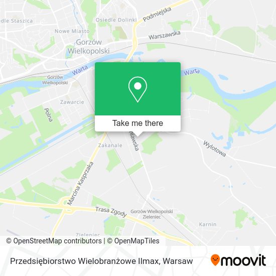 Przedsiębiorstwo Wielobranżowe Ilmax map