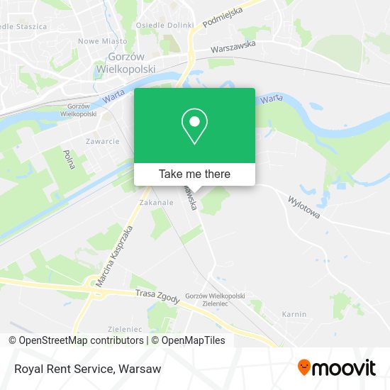 Royal Rent Service map