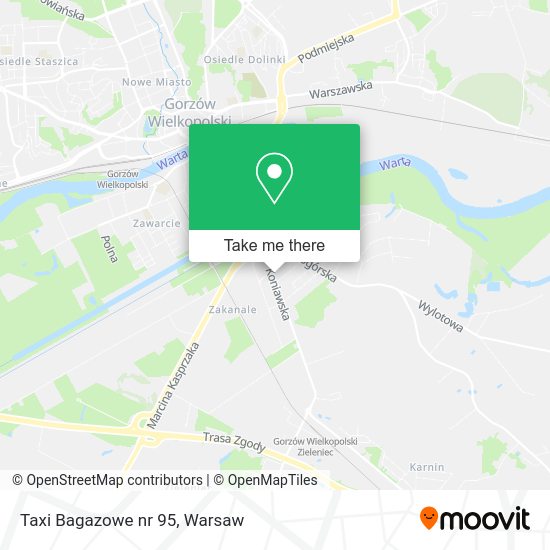 Taxi Bagazowe nr 95 map