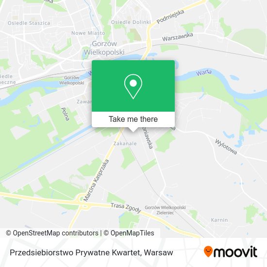 Przedsiebiorstwo Prywatne Kwartet map