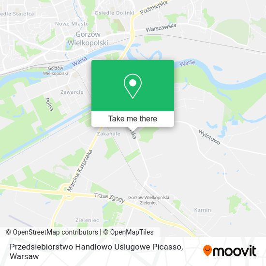 Przedsiebiorstwo Handlowo Uslugowe Picasso map