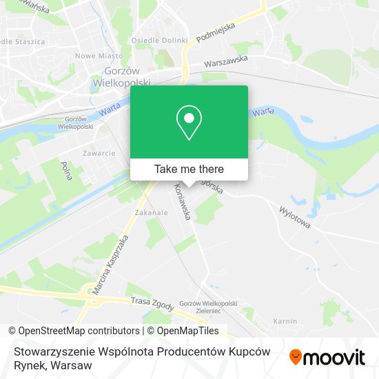 Stowarzyszenie Wspólnota Producentów Kupców Rynek map