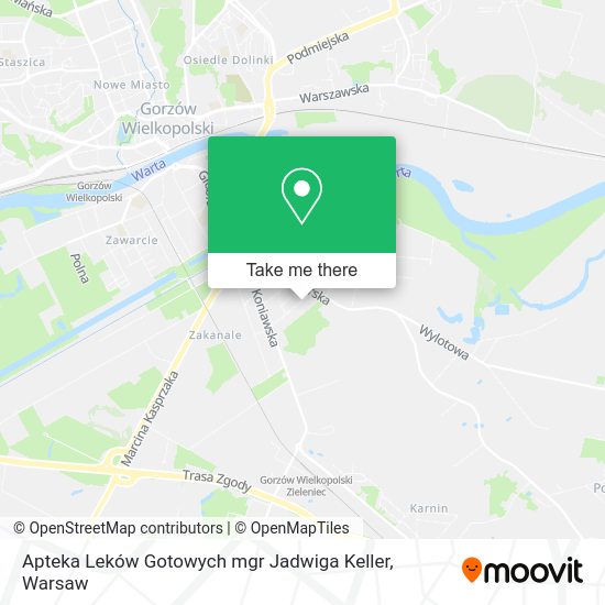 Apteka Leków Gotowych mgr Jadwiga Keller map