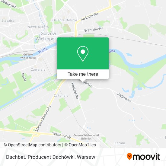 Dachbet. Producent Dachówki map