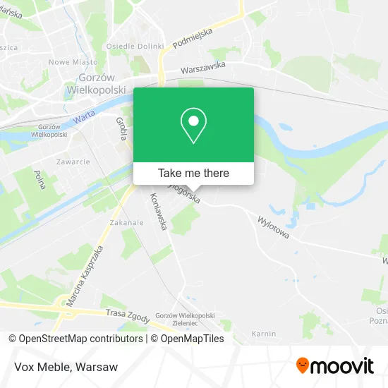 Карта Vox Meble