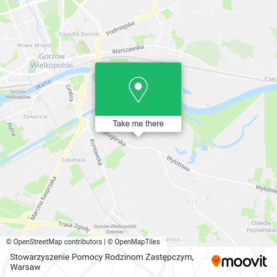 Карта Stowarzyszenie Pomocy Rodzinom Zastępczym