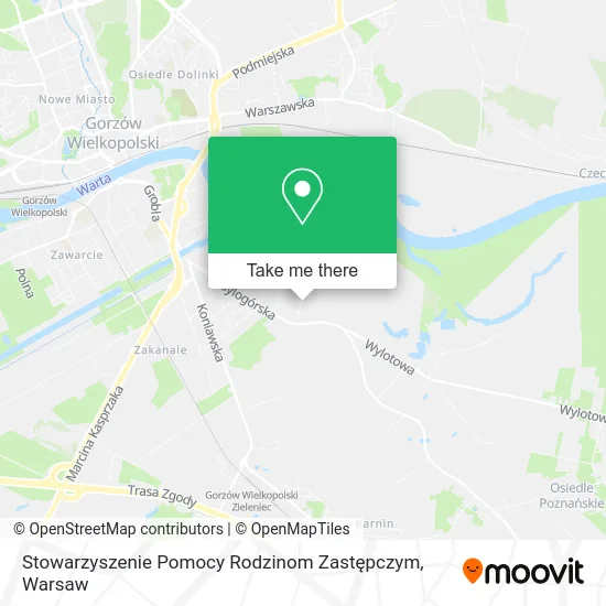 Карта Stowarzyszenie Pomocy Rodzinom Zastępczym