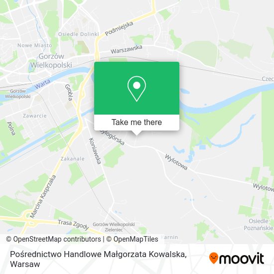 Pośrednictwo Handlowe Małgorzata Kowalska map