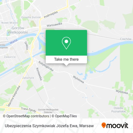 Ubezpieczenia Szymkowiak Józefa Ewa map